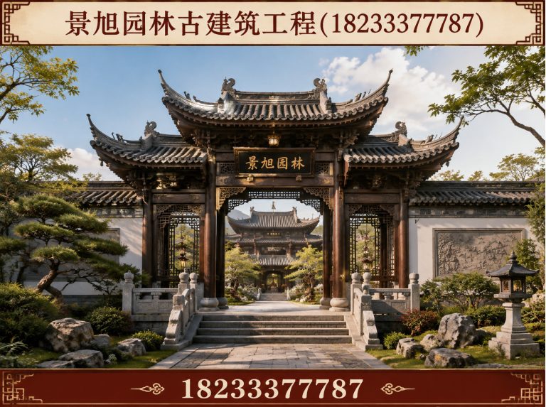 博野县仿古牌楼展示图
